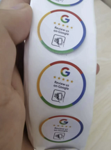 Pegatinas NFC Reseñas Google para Mesas — Pack para Restaurantes