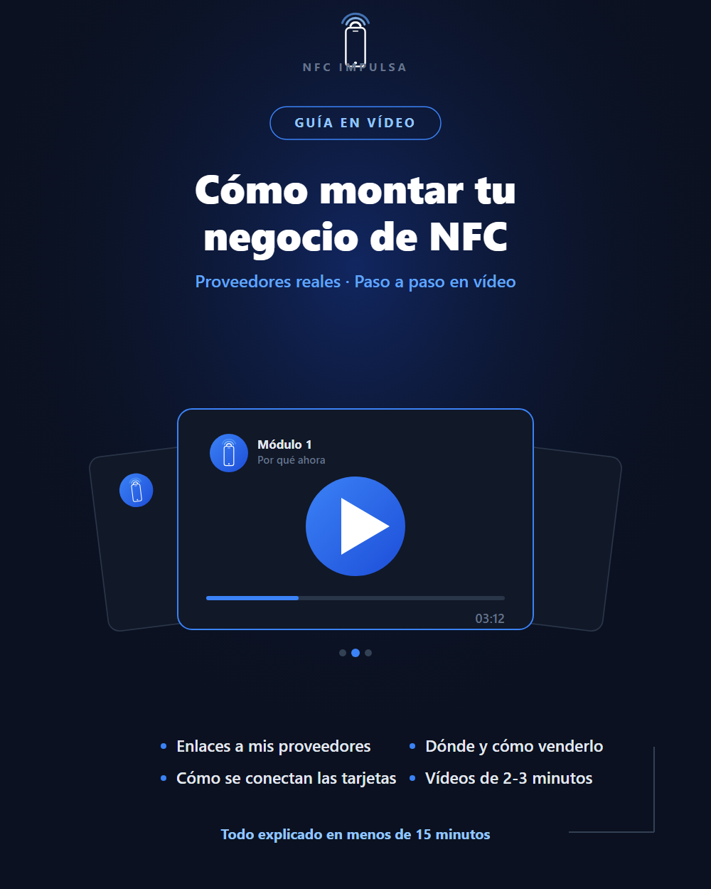 Guía en vídeo: Cómo montar tu negocio de tarjetas NFC